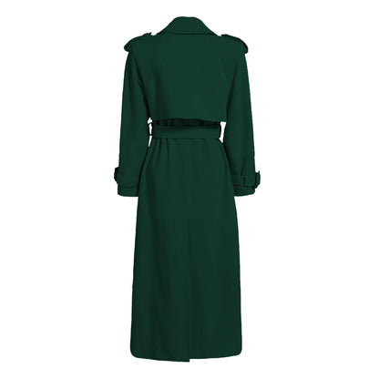Madison Suede Trench Coat
