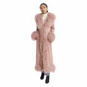 Dorothy Suede Maxi Coat