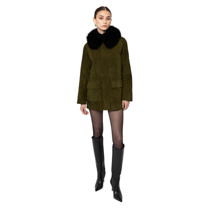 Raegan Suede Field Jacket