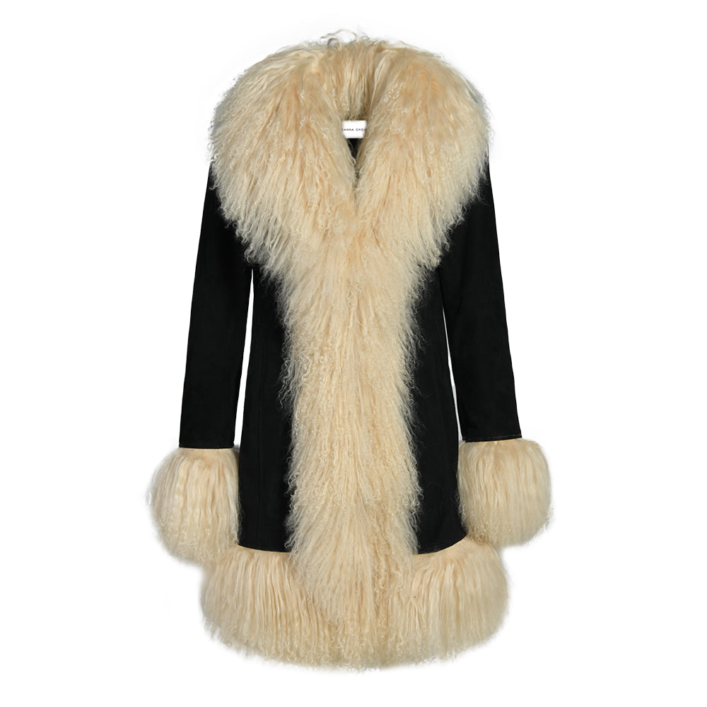 Dorothy Suede Midi Coat