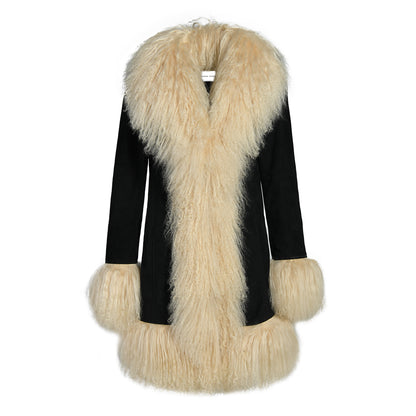 Dorothy Suede Midi Coat