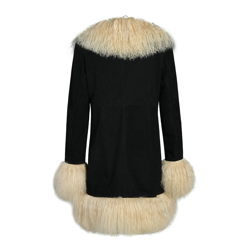Dorothy Suede Midi Coat