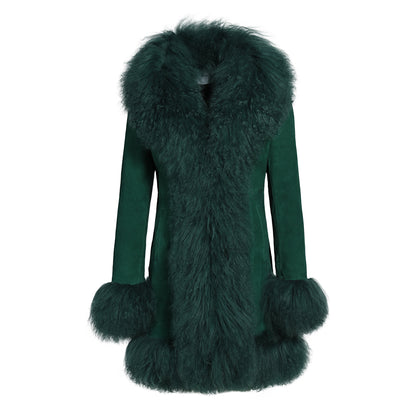 Dorothy Suede Midi Coat