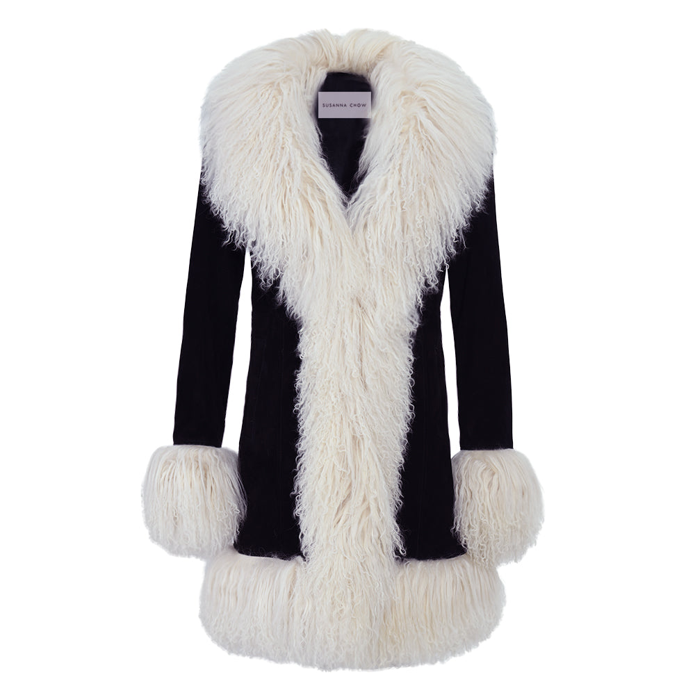 Dorothy Suede Midi Coat