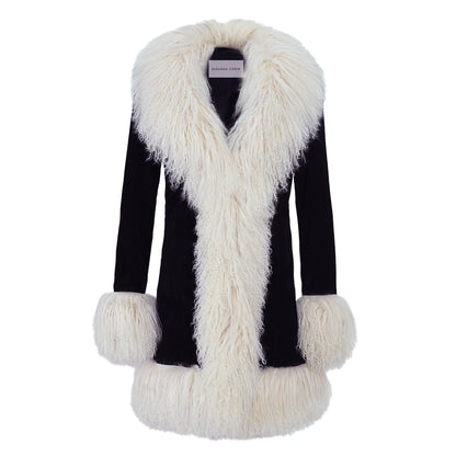 Dorothy Suede Midi Coat