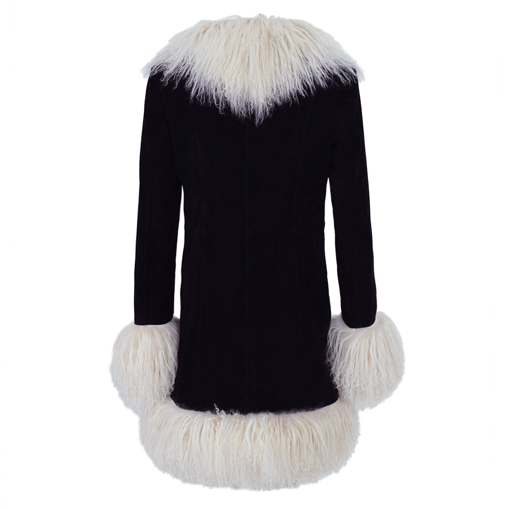 Dorothy Suede Midi Coat