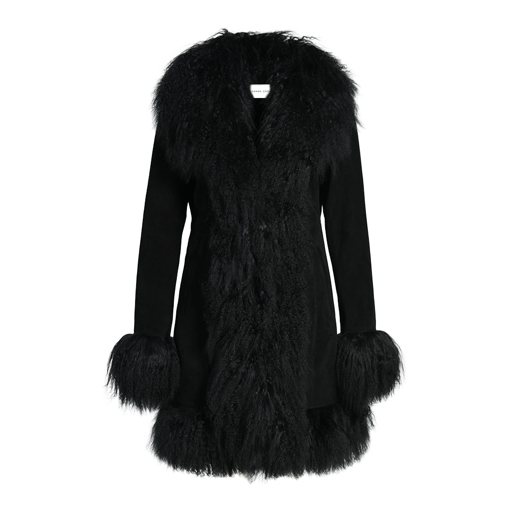 Dorothy Suede Midi Coat