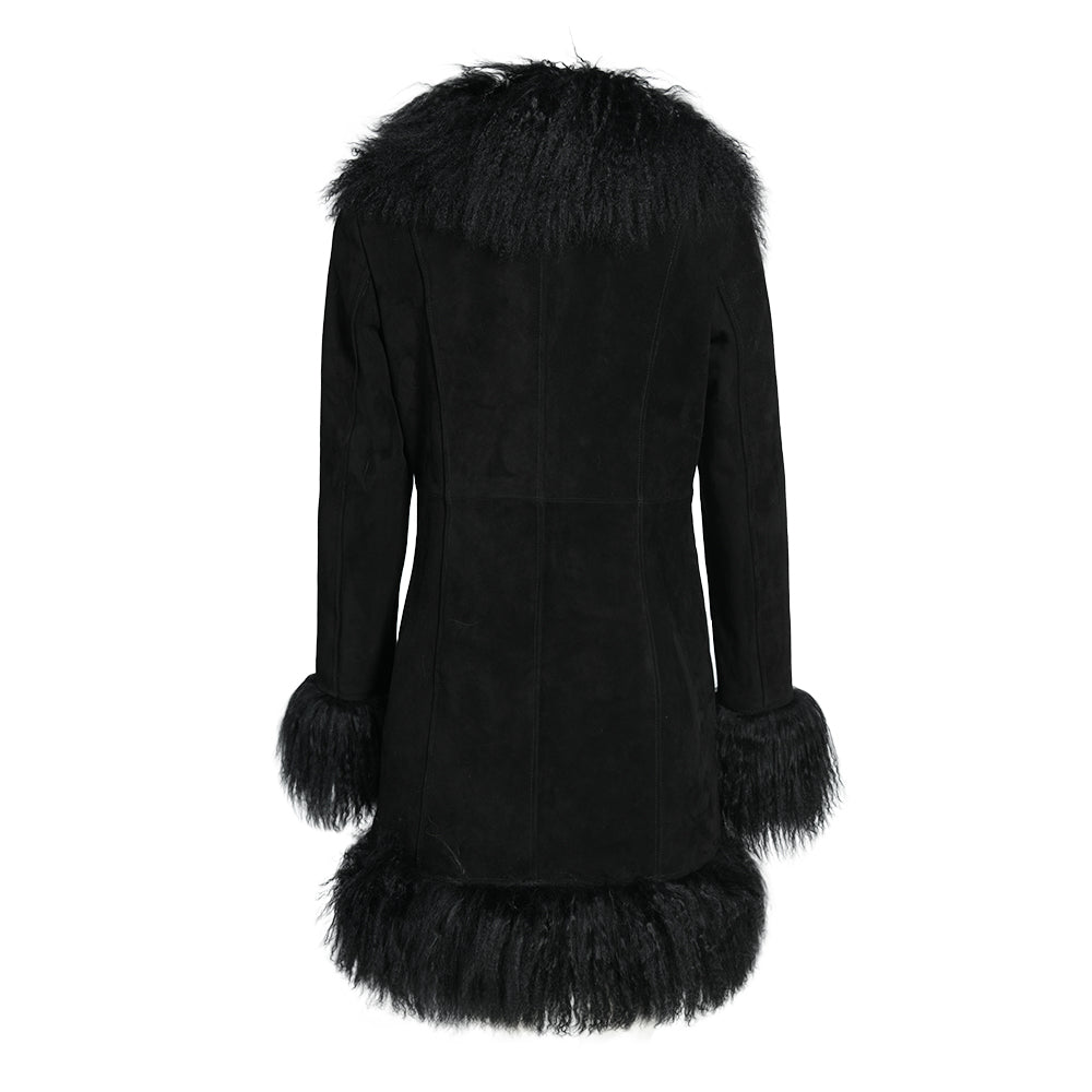 Dorothy Suede Midi Coat