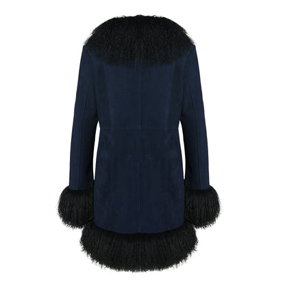 Dorothy Suede Midi Coat