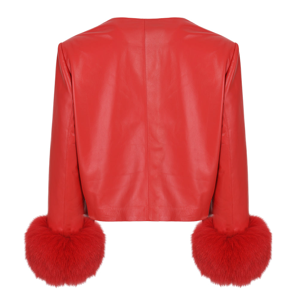 Dawson Leather Fur Jacket