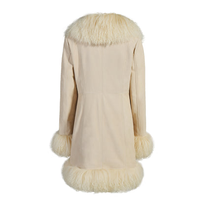Dorothy Suede Midi Coat