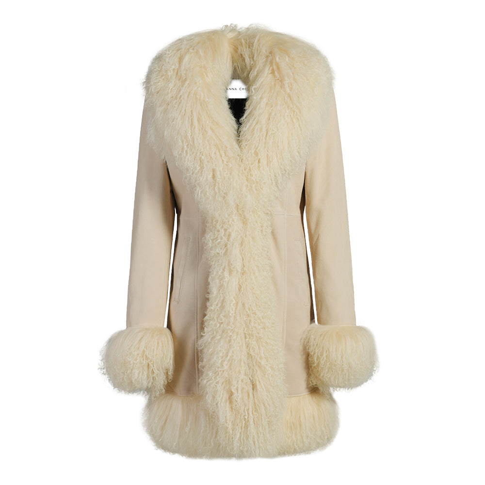 Dorothy Suede Midi Coat