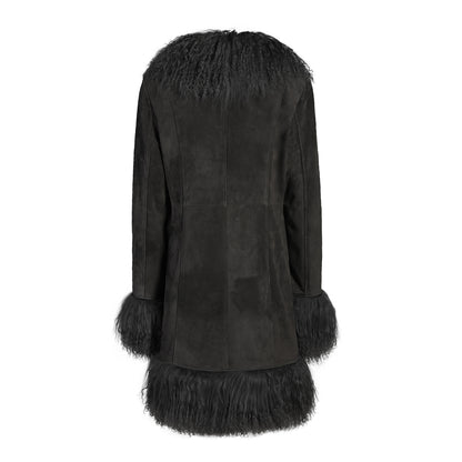 Dorothy Suede Midi Coat