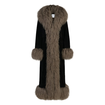 Dorothy Suede Ultra Maxi Coat