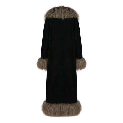 Dorothy Suede Ultra Maxi Coat