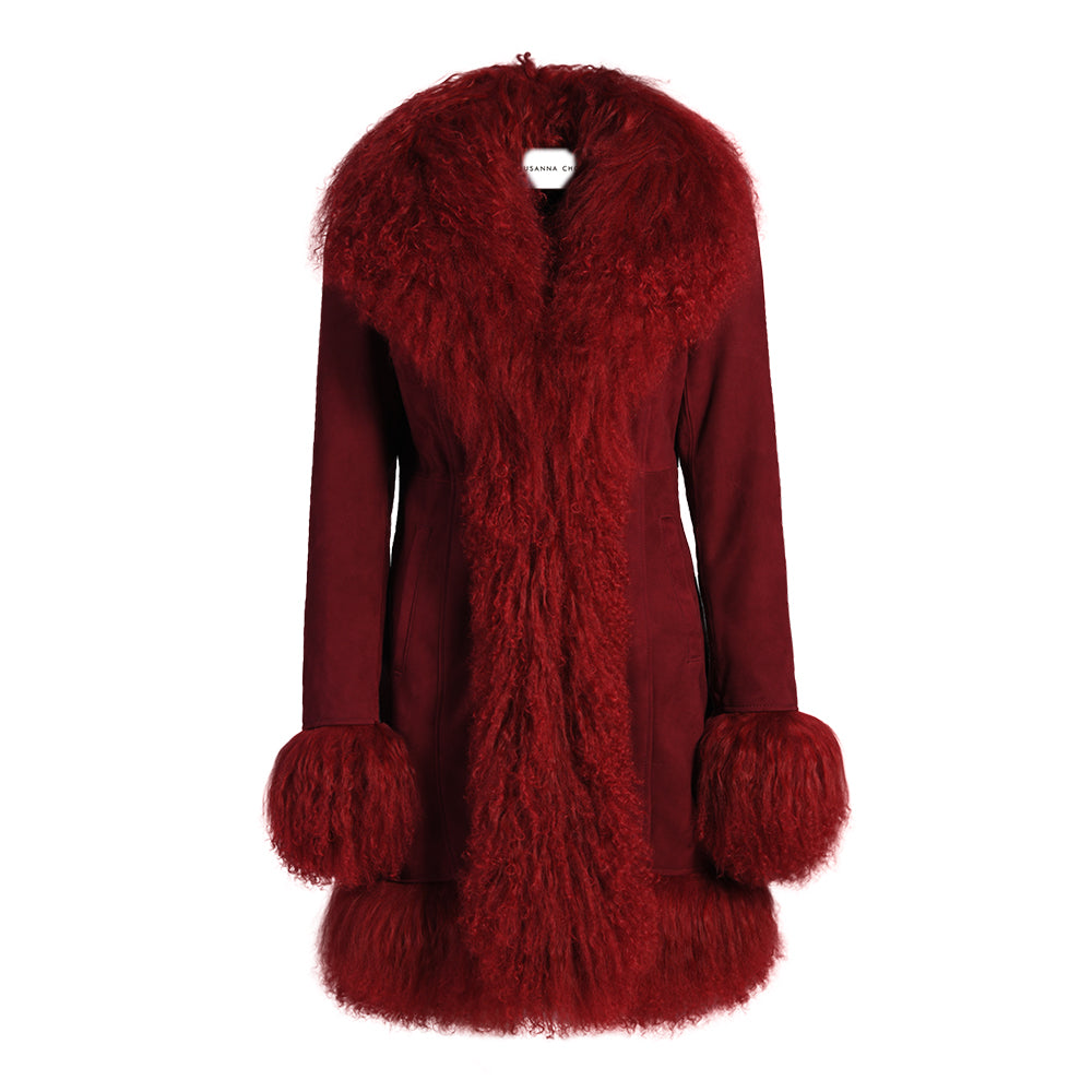 Dorothy Suede Midi Coat