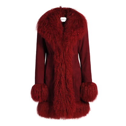 Dorothy Suede Midi Coat