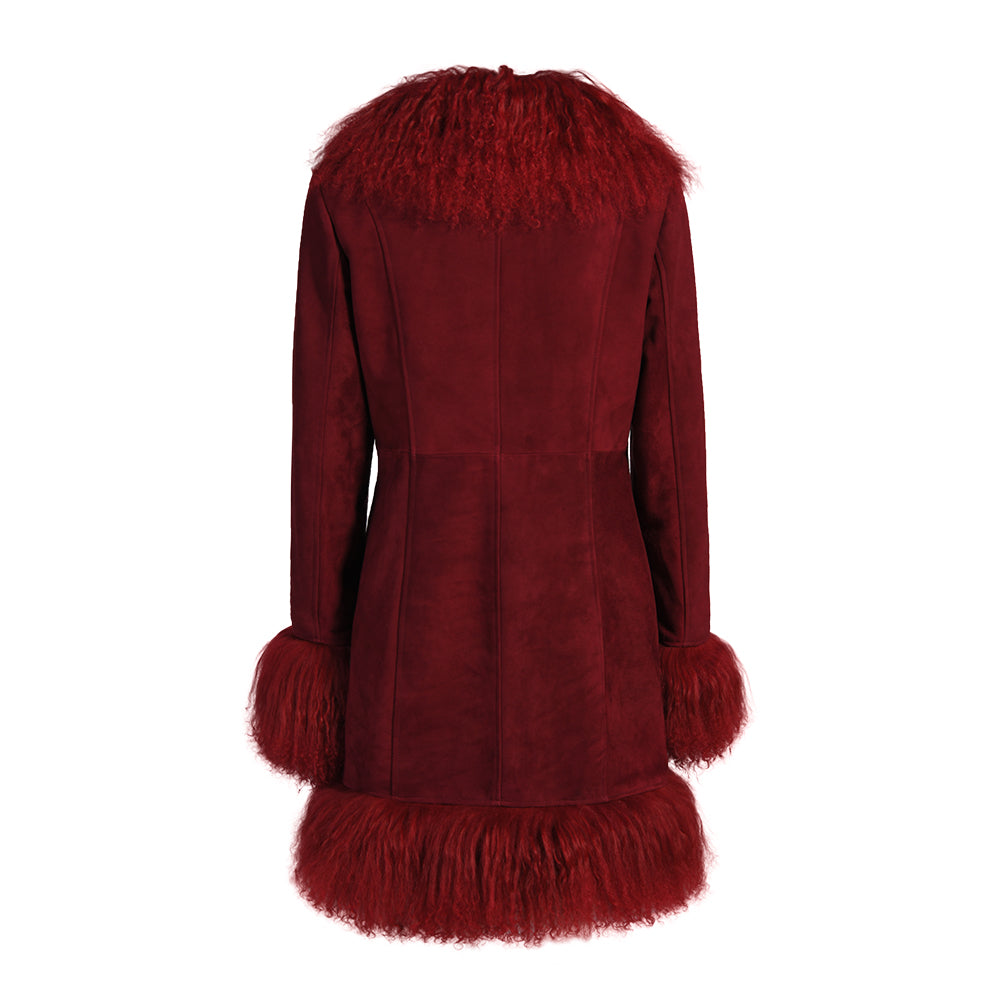 Dorothy Suede Midi Coat