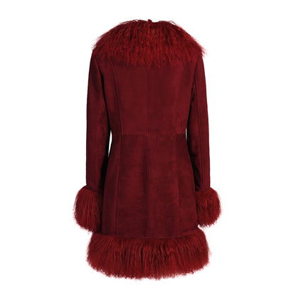 Dorothy Suede Midi Coat