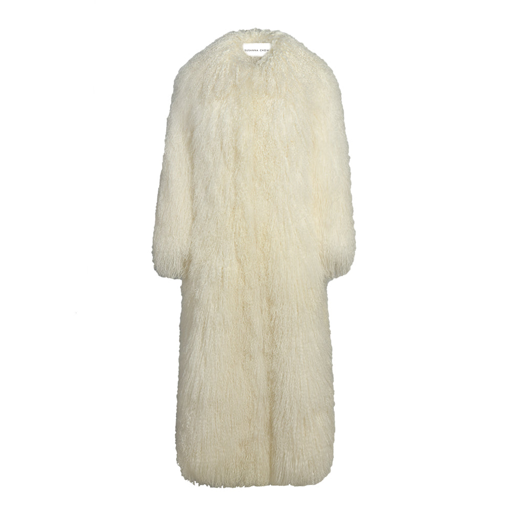 Carrie Shearling Maxi Coat