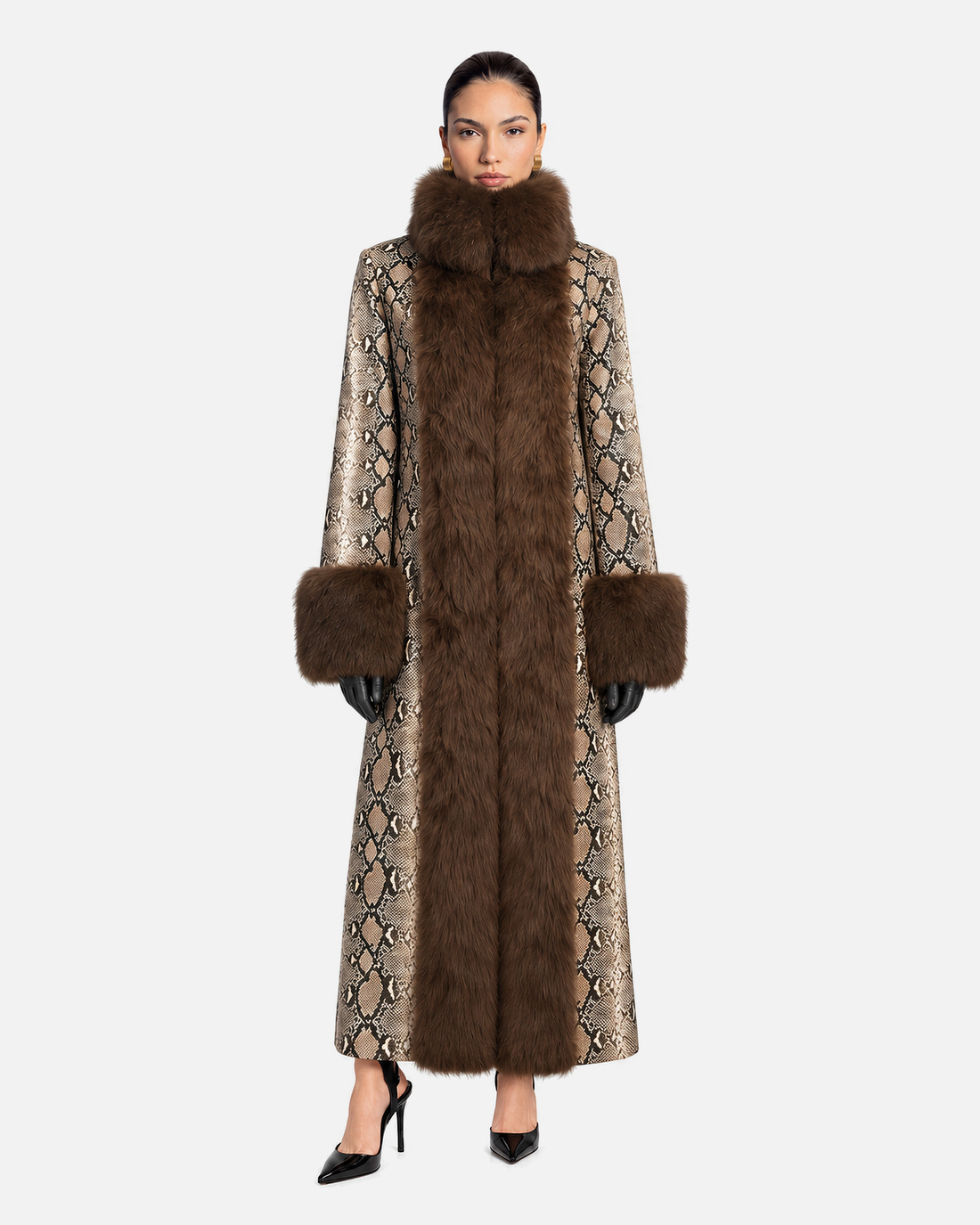 Delphine Python Coat