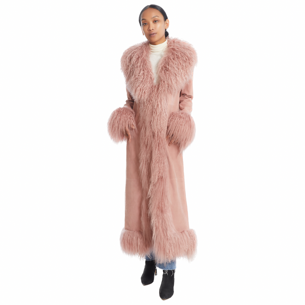 Susanna Chow Inez Cashmere Shearling Coat