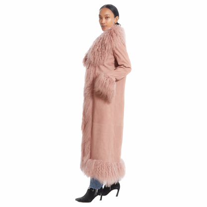 Dorothy Suede Maxi Coat