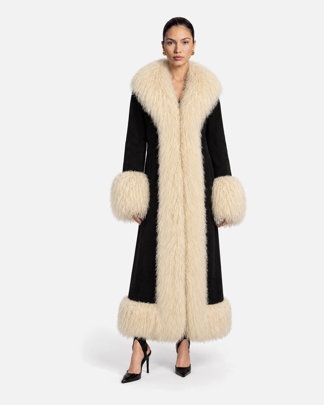 Dorothy Suede Ultra Maxi Coat