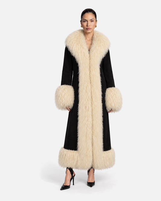 Dorothy Suede Ultra Maxi Coat