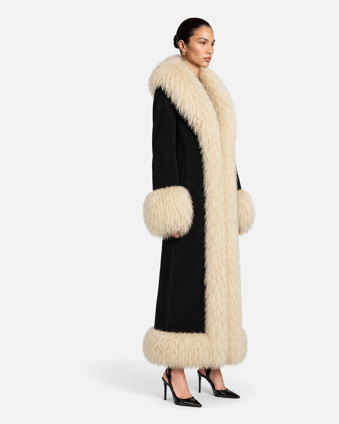 Dorothy Suede Ultra Maxi Coat