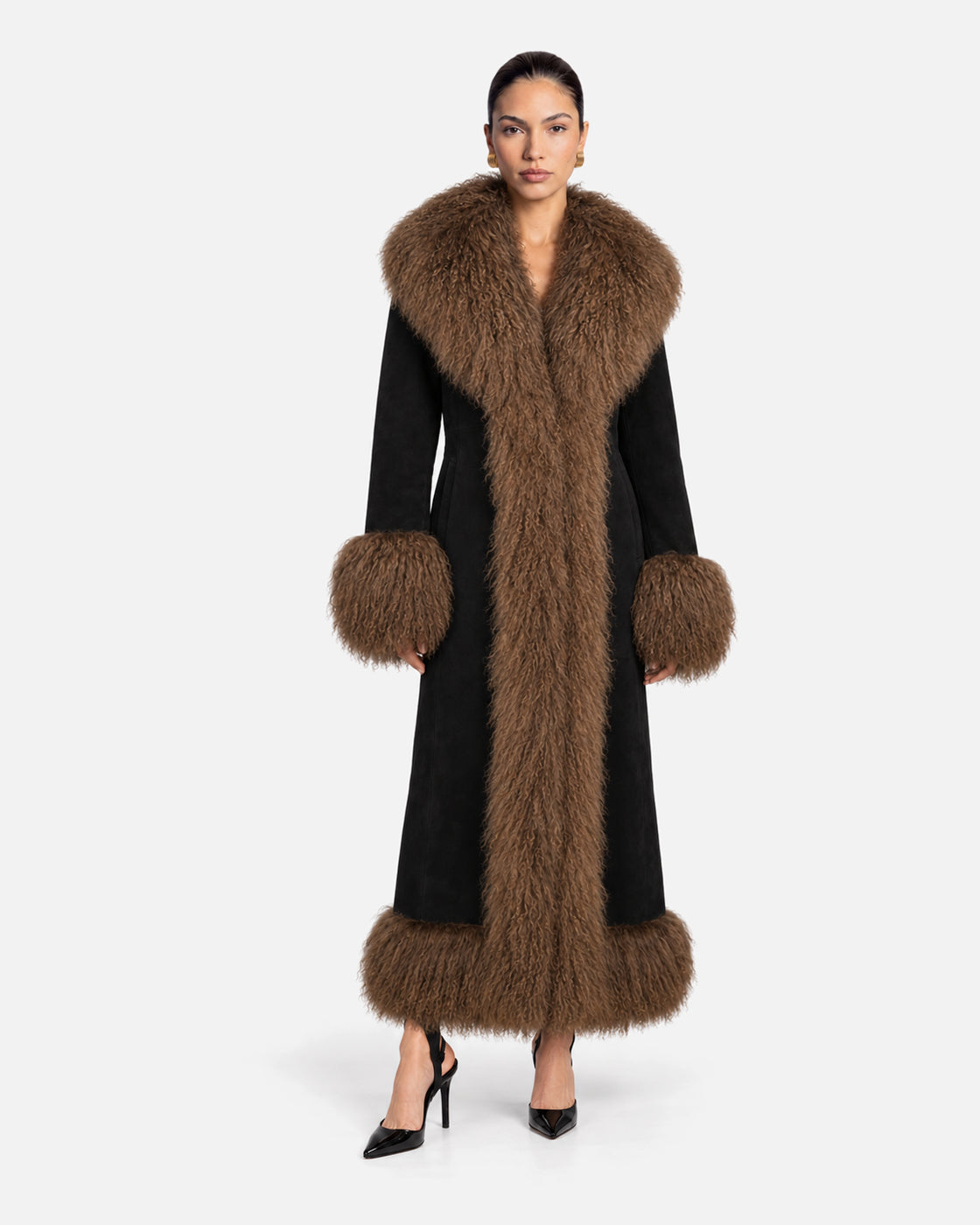 Dorothy Suede Ultra Maxi Coat