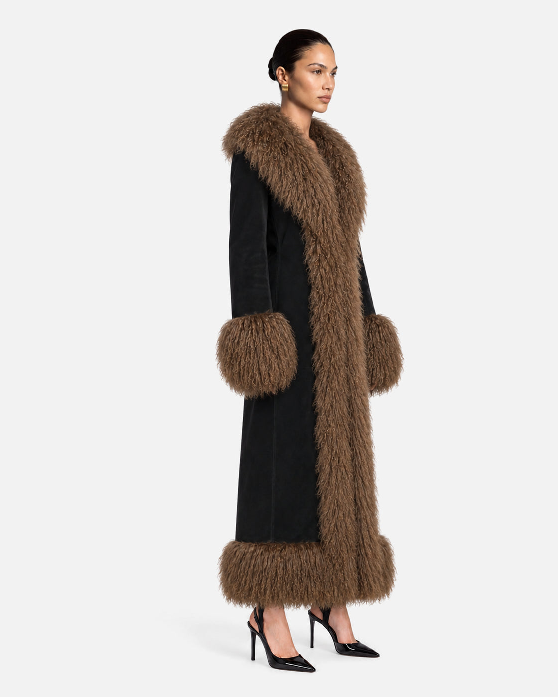 Dorothy Suede Ultra Maxi Coat
