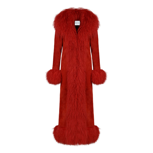 Dorothy Suede Ultra Maxi Coat