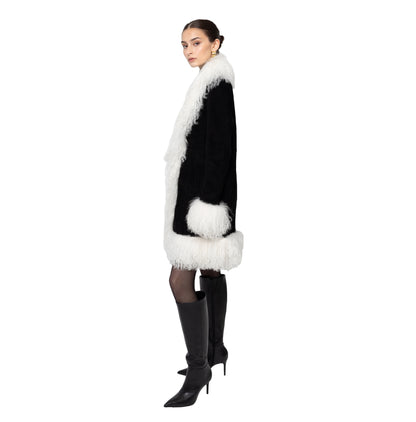 Dorothy Suede Midi Coat