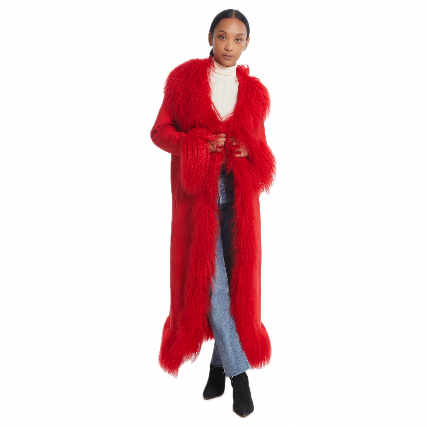 Dorothy Suede Maxi Coat