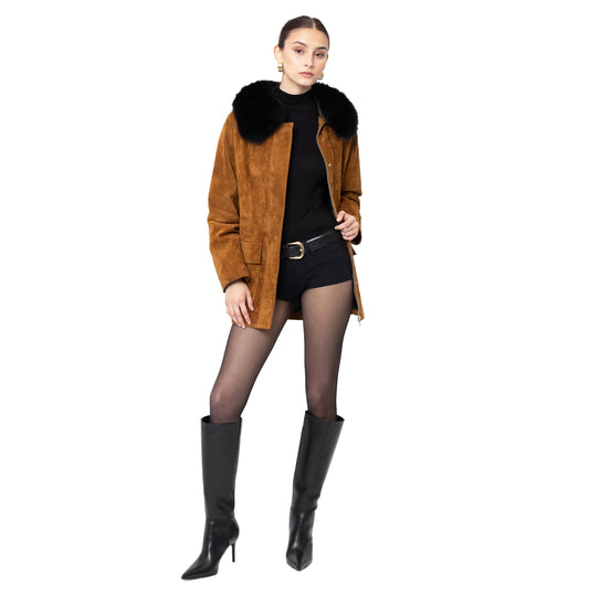 Raegan Suede Field Jacket
