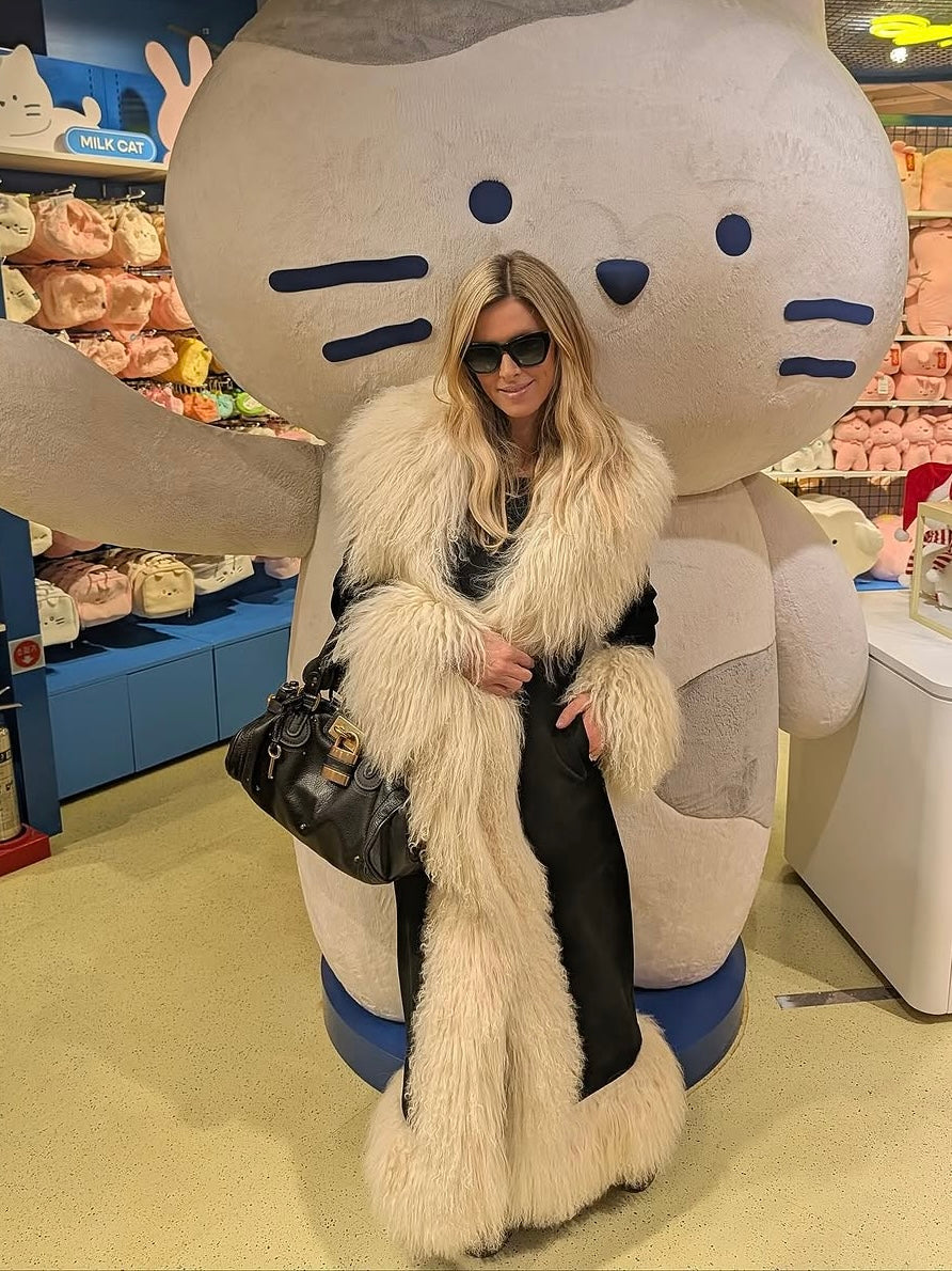 Dorothy Suede Ultra Maxi Coat