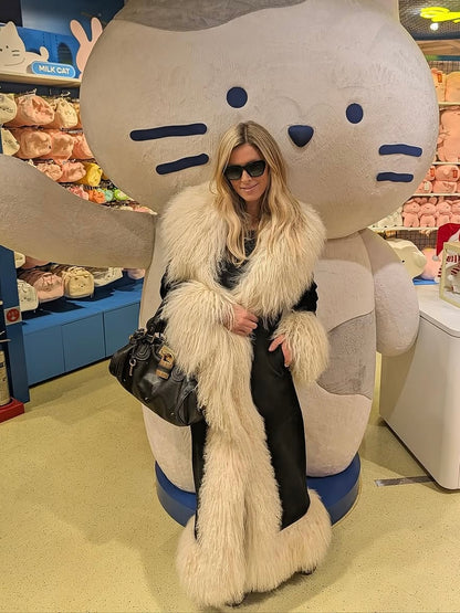 Dorothy Suede Ultra Maxi Coat