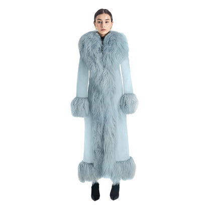 Dorothy Suede Ultra Maxi Coat