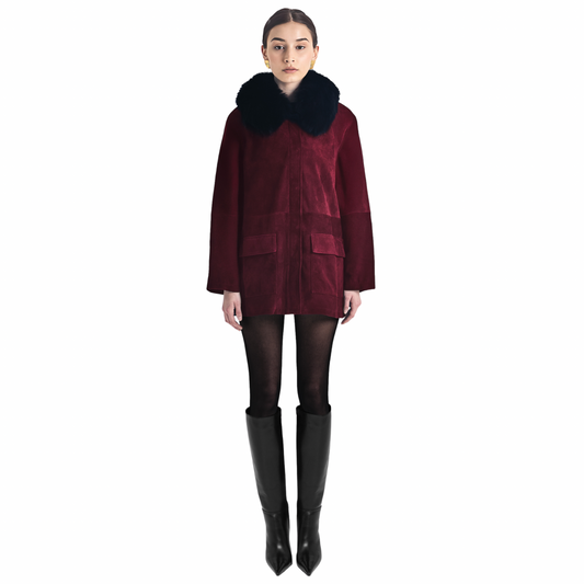 Raegan Suede Field Jacket