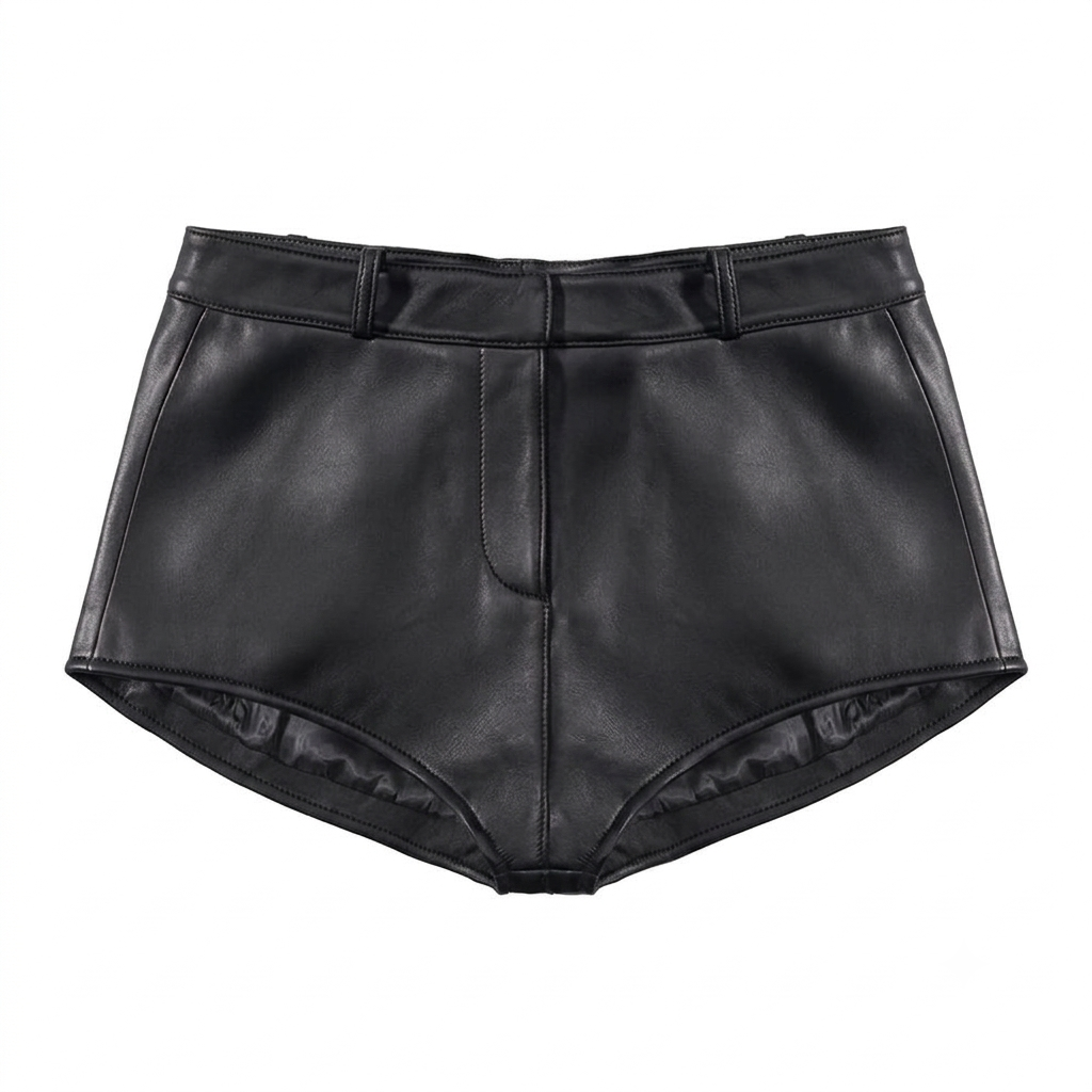 Naomi Leather Shorts