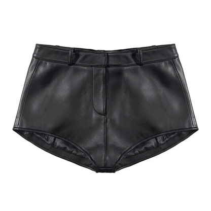 Naomi Leather Shorts