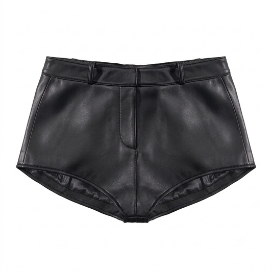 Naomi Leather Shorts