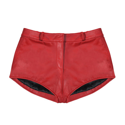 Naomi Leather Shorts