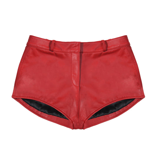 Naomi Leather Shorts