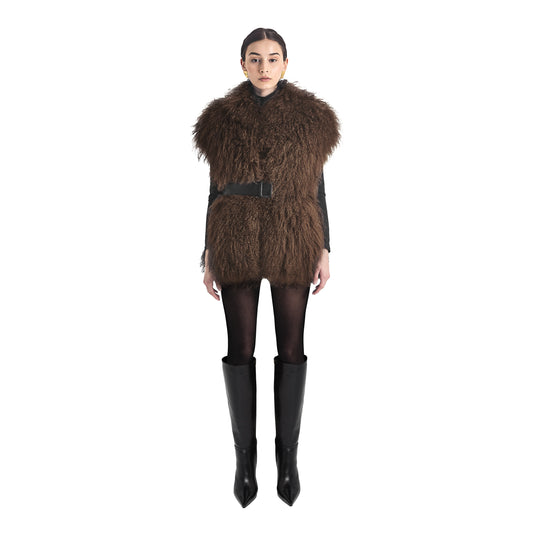 Carrie Shearling Vest