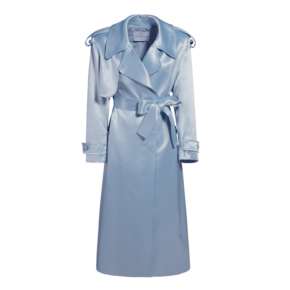 Olivia Satin Trench Coat **LIMITED EDITION**