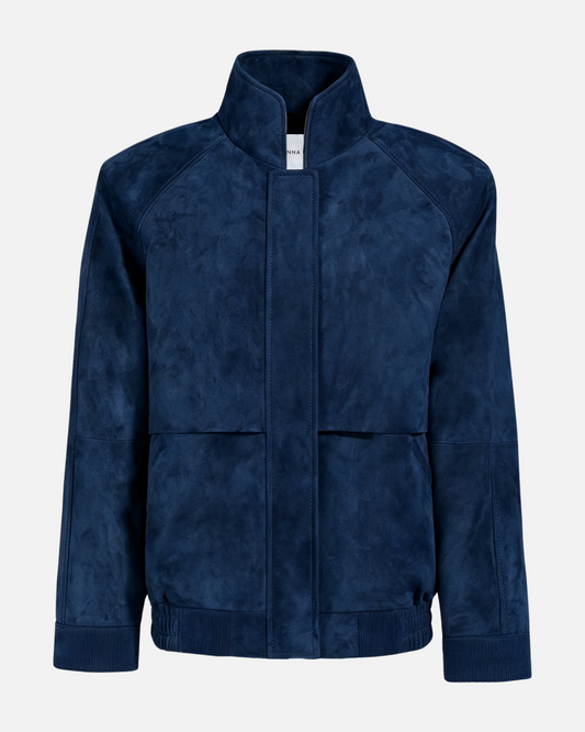 Remy Suede Bomber Jacket