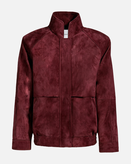 Remy Suede Bomber Jacket