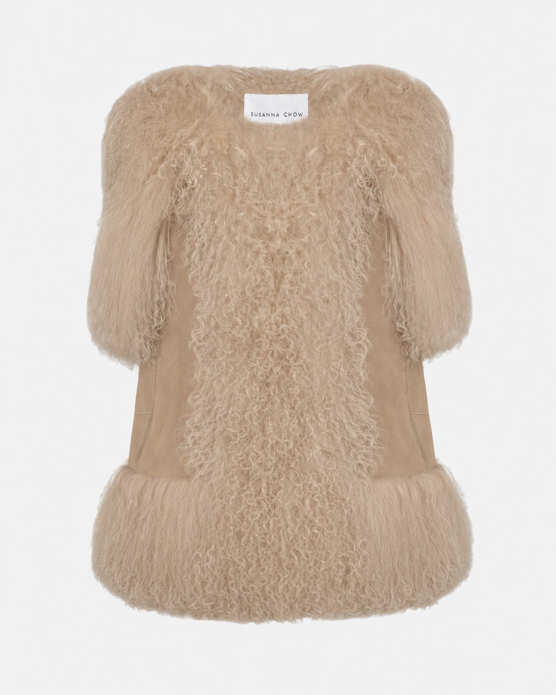 Dorothy Suede Shearling Vest